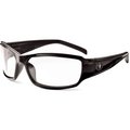 Ergodyne Skullerz Thor Safety Glasses, Clear Lens, Black Frame 51000